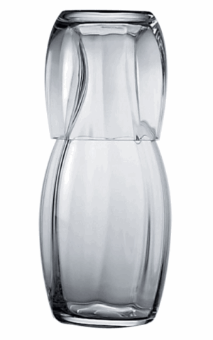DARTINGTON CRYSTAL CARAFE & UP